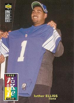 Luther Elliss Detroit Lions 1995 Upper Deck Collector's Choice Rookie Card - Rookie Class #17